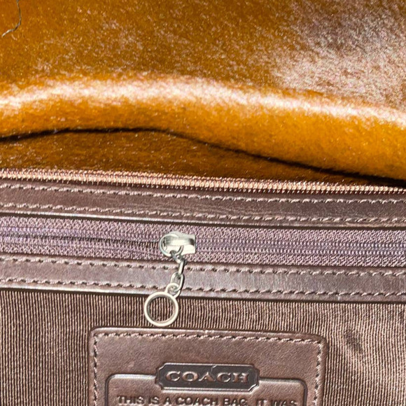 COACH RARE 2002  BRAIDED VINTAGE WEST END HOBO BAG 9446 EUC - Picture 15 of 16